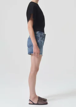 Fashion AGOLDE Parker Long Short In Ruin