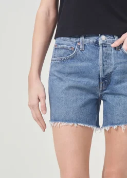 Clearance AGOLDE Parker Long Short In Skywave