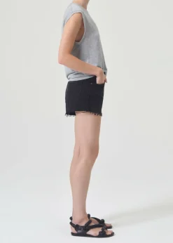 Best Sale AGOLDE Parker Vintage Cut Off Short In Record