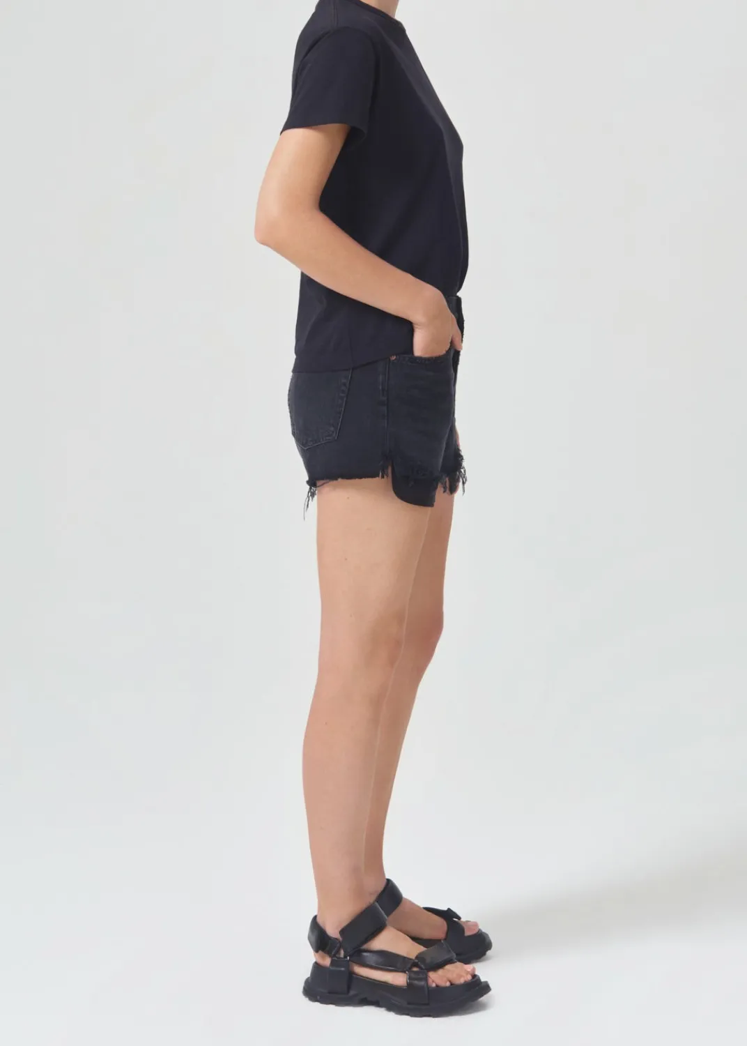 Best Sale AGOLDE Parker Vintage Cut Off Short In Trance