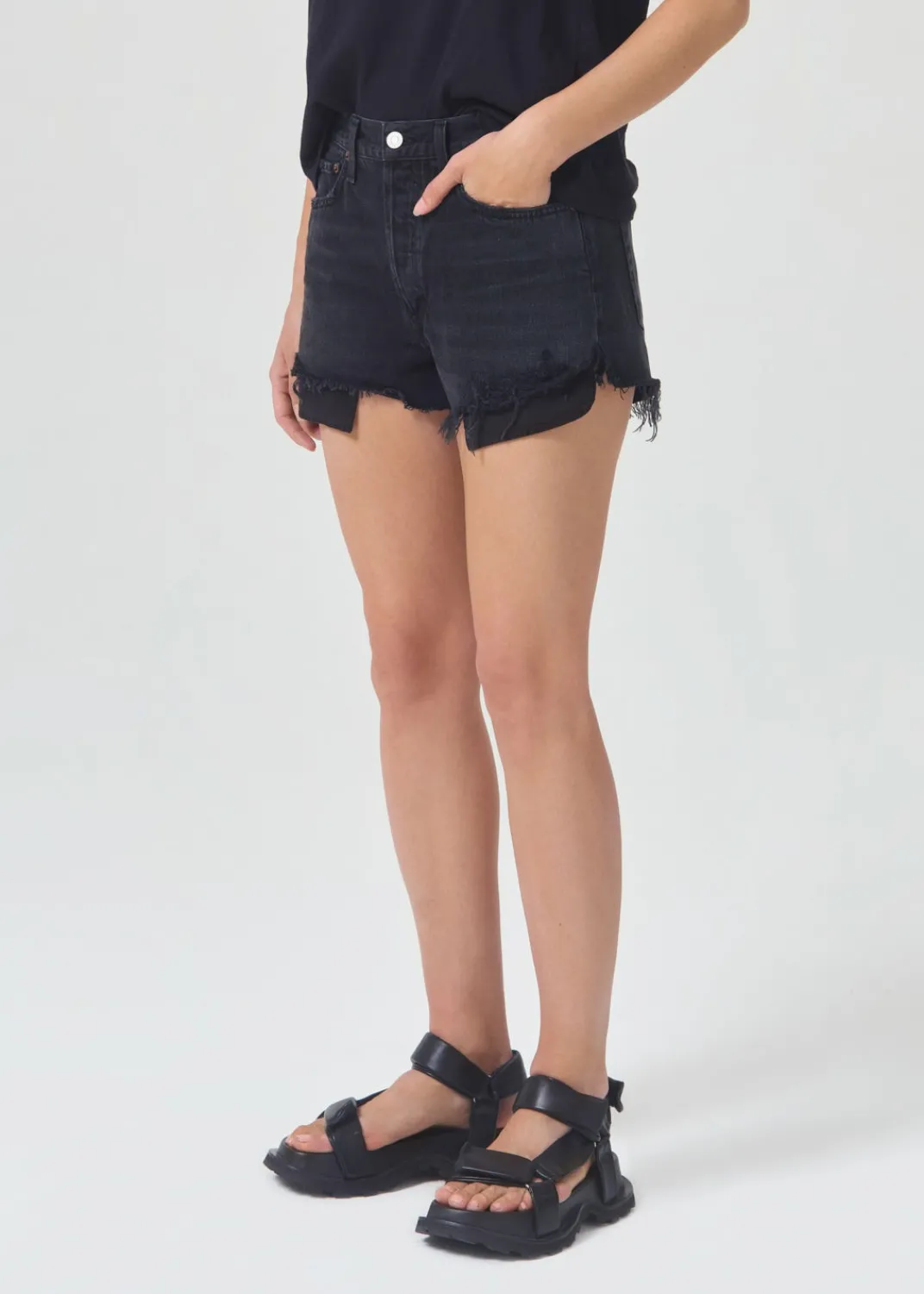 Best Sale AGOLDE Parker Vintage Cut Off Short In Trance