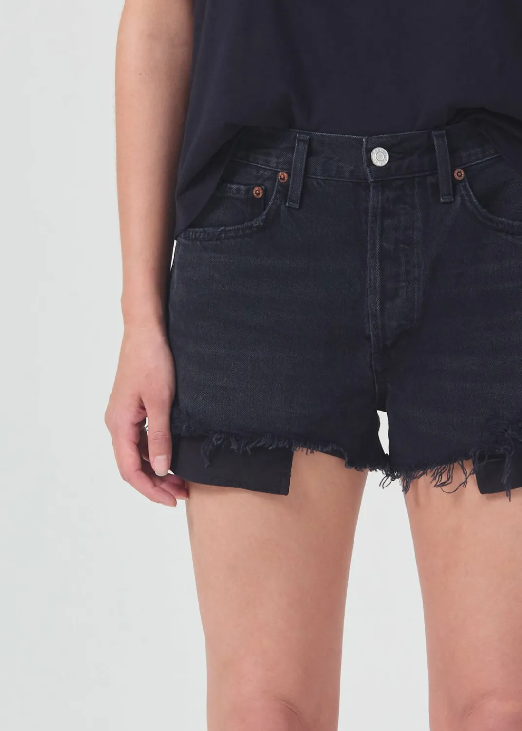 Best Sale AGOLDE Parker Vintage Cut Off Short In Trance