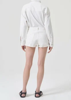 Outlet AGOLDE Parker Vintage Rolled Short In Fortune Cookie