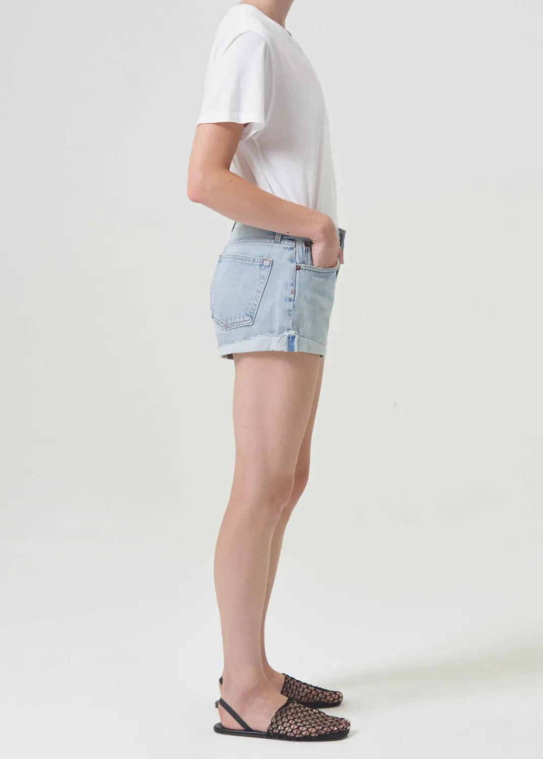 Store AGOLDE Parker Vintage Rolled Short In Farewell