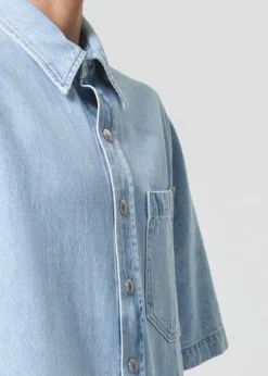 Discount AGOLDE Perry Shirt In Tomorrow
