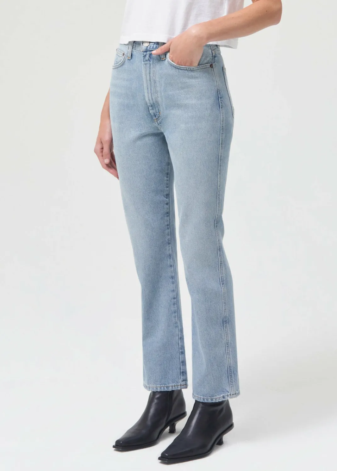 Best Sale AGOLDE Pinch Waist Kick Flare In Riptide