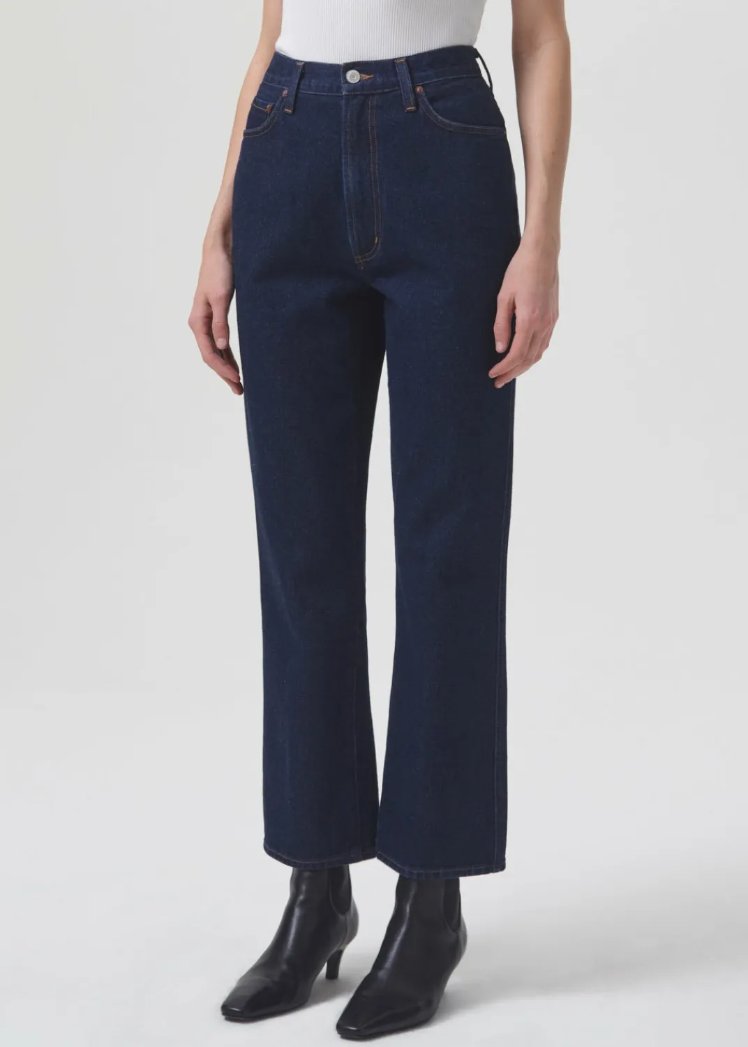 Store AGOLDE Pinch Waist Kick Flare (Rigid) In Whisper