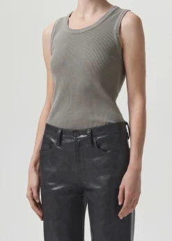 Discount AGOLDE Poppy Tank In Drab