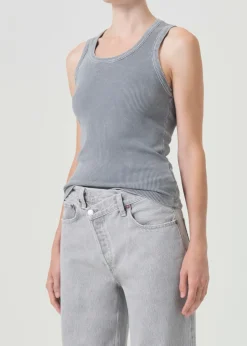 Hot AGOLDE Poppy Tank In Mirror Ball