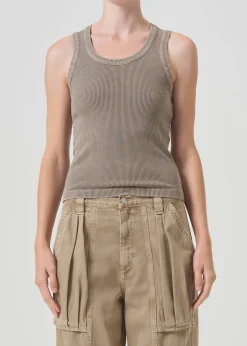Hot AGOLDE Poppy Tank In Trail