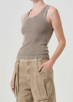 Hot AGOLDE Poppy Tank In Trail