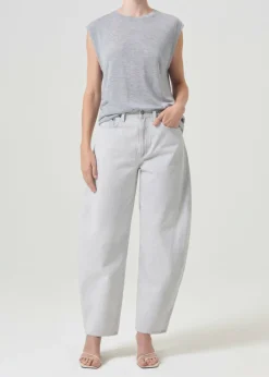 Hot AGOLDE Raya Muscle Tee In Grey Heather