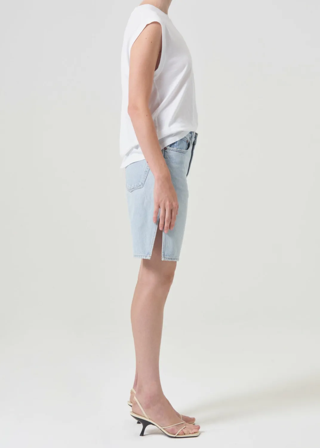 Best AGOLDE Raya Muscle Tee In White