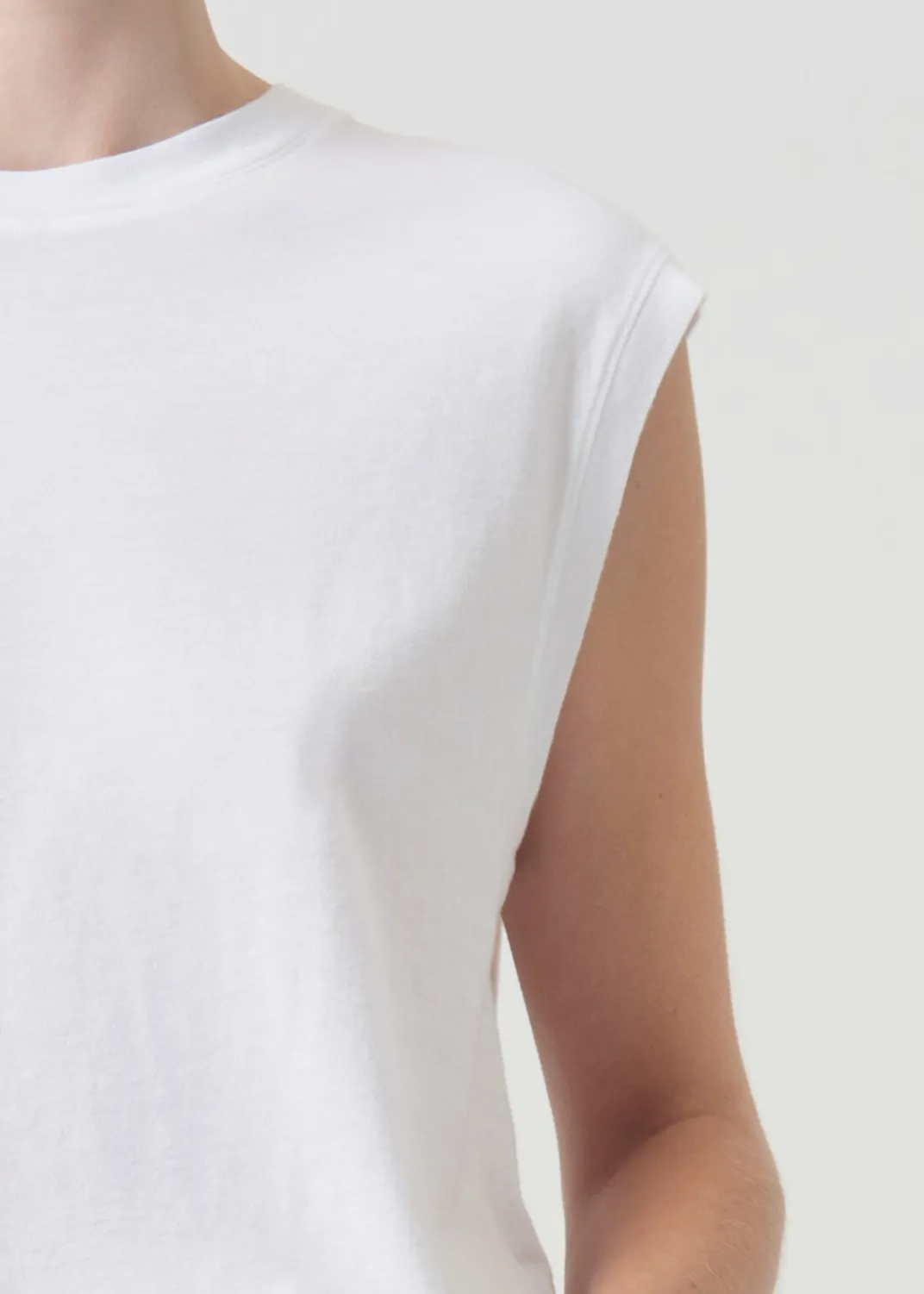 Best AGOLDE Raya Muscle Tee In White