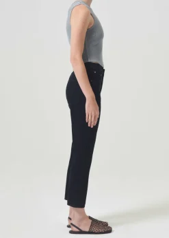New AGOLDE Riley High Rise Straight Crop In Crushed