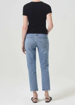 Flash Sale AGOLDE Riley High Rise Straight Crop In Quiver