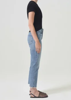 Flash Sale AGOLDE Riley High Rise Straight Crop In Quiver