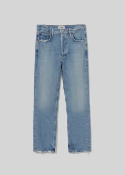 Flash Sale AGOLDE Riley High Rise Straight Crop In Quiver