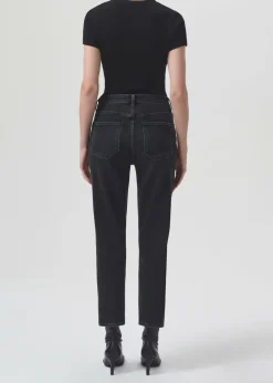 Cheap AGOLDE Riley High Rise Straight Crop (Stretch) In Panoramic