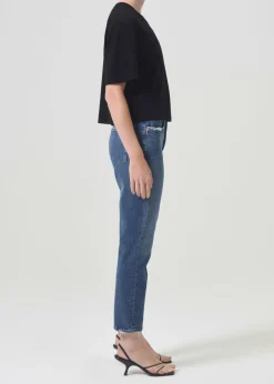 Flash Sale AGOLDE Riley High Rise Straight Crop (Stretch) In Pose