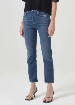 Flash Sale AGOLDE Riley High Rise Straight Crop (Stretch) In Pose