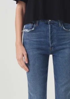 Flash Sale AGOLDE Riley High Rise Straight Crop (Stretch) In Pose