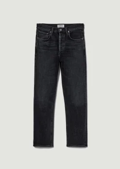 Hot AGOLDE Riley Long High Rise Straight (Stretch) In Panoramic