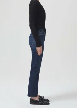 Store AGOLDE Riley Long High Rise Straight (Stretch) In Divided