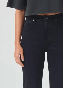 Shop AGOLDE Riley Long High Rise Straight (Stretch) In Compilation