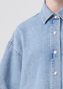 Cheap AGOLDE Rona Box Shirt In Effect