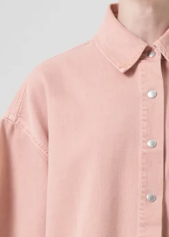 Best Sale AGOLDE Rona Box Shirt In Pink Salt
