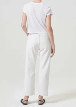 Hot AGOLDE 90'S Crop Mid Rise Straight In Fortune Cookie