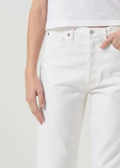 Hot AGOLDE 90'S Crop Mid Rise Straight In Fortune Cookie