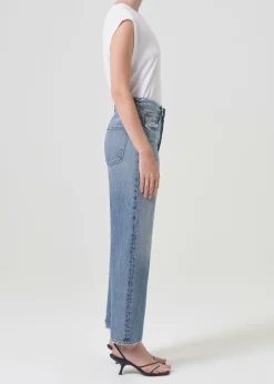 Fashion AGOLDE 90'S Crop Mid Rise Straight In Hooked