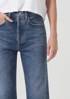 Cheap AGOLDE 90'S Crop Mid Rise Straight In Control