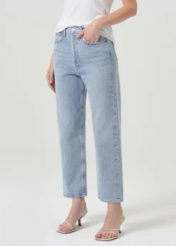 Fashion AGOLDE 90'S Crop Mid Rise Straight In Replica