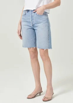 Hot AGOLDE 90'S Mid Rise Loose Short In Riptide