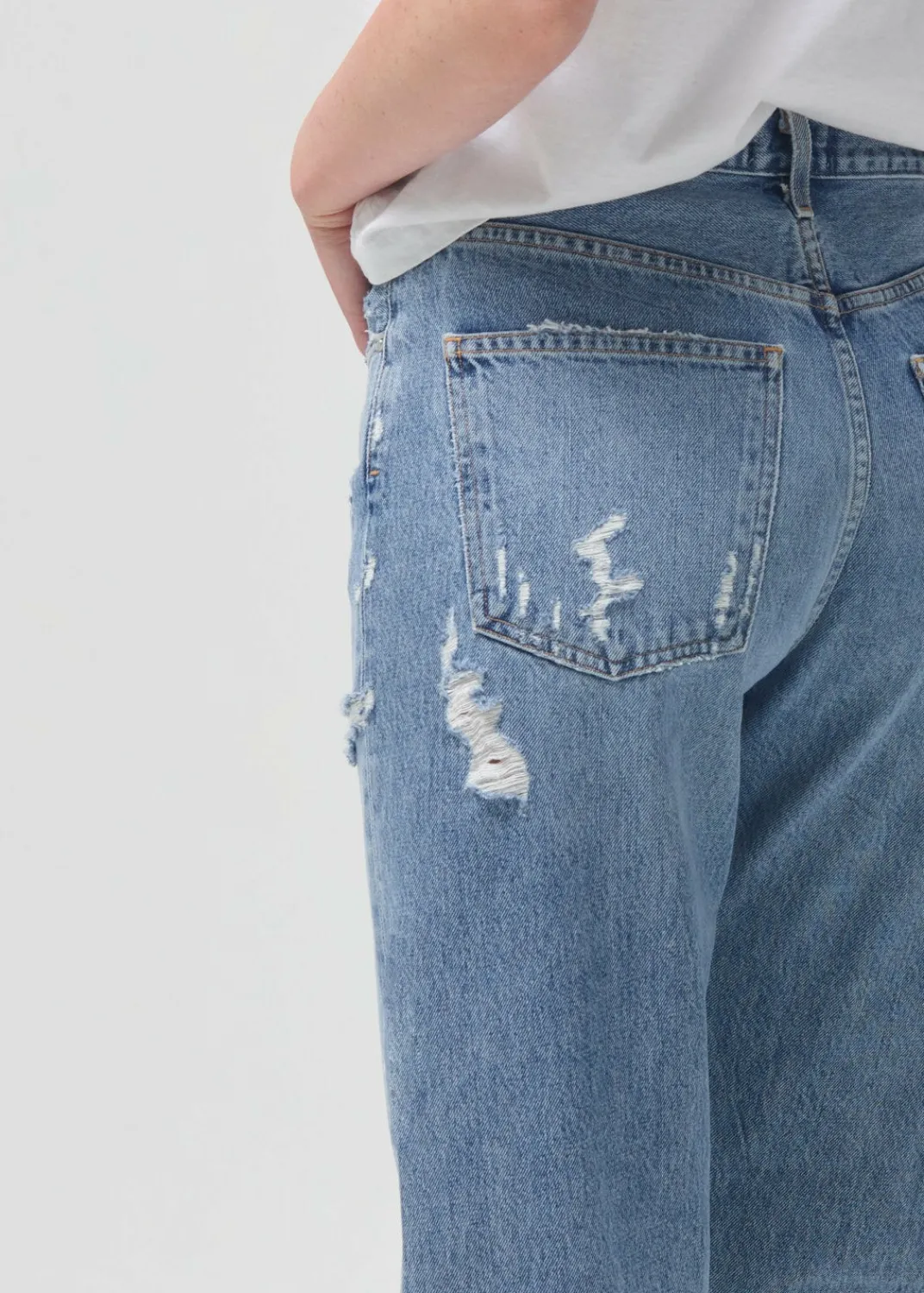 Best Sale AGOLDE 90'S Mid Rise Straight In Fall Out
