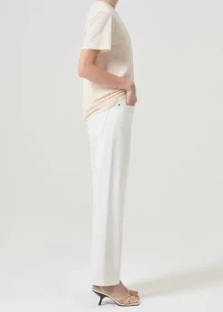 Shop AGOLDE 90'S Mid Rise Straight In Fortune Cookie