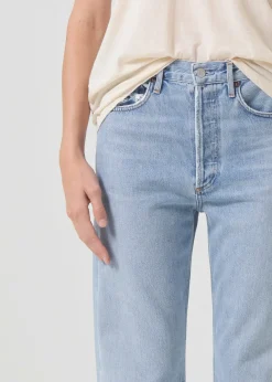 Sale AGOLDE 90'S Mid Rise Straight In Snapshot