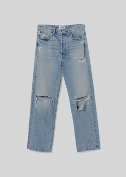 Online AGOLDE 90'S Mid Rise Straight In Threadbare