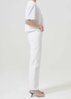 Sale AGOLDE 90'S Pinch Waist High Rise Straight In Marshmellow