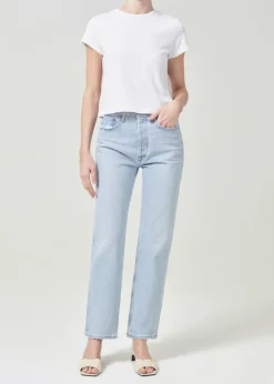 New AGOLDE 90'S Pinch Waist High Rise Straight In Focus