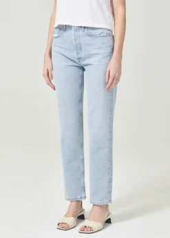 New AGOLDE 90'S Pinch Waist High Rise Straight In Focus