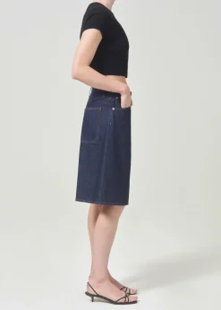 Fashion AGOLDE Savannah Tee In Black