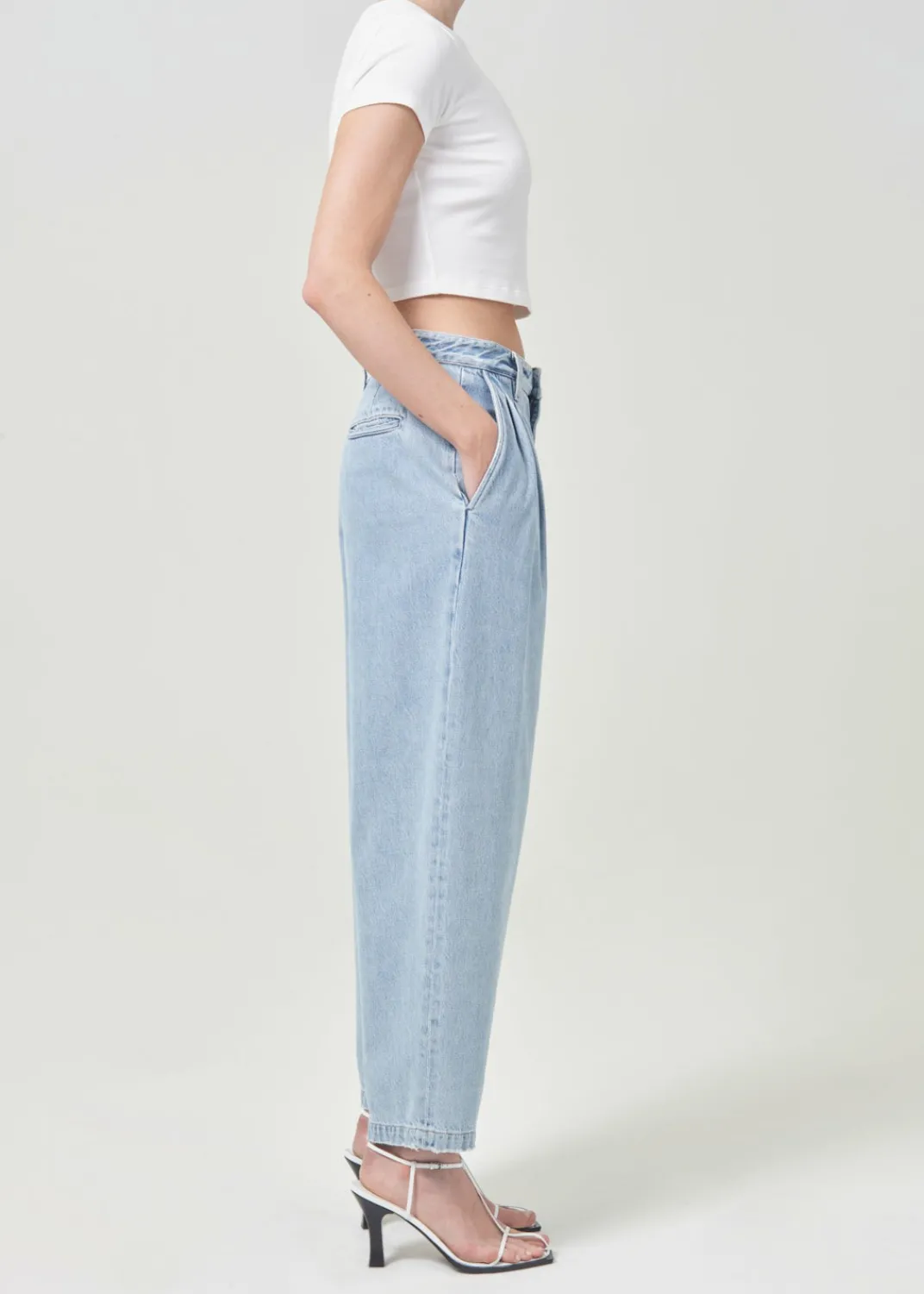 Flash Sale AGOLDE Savannah Tee In White