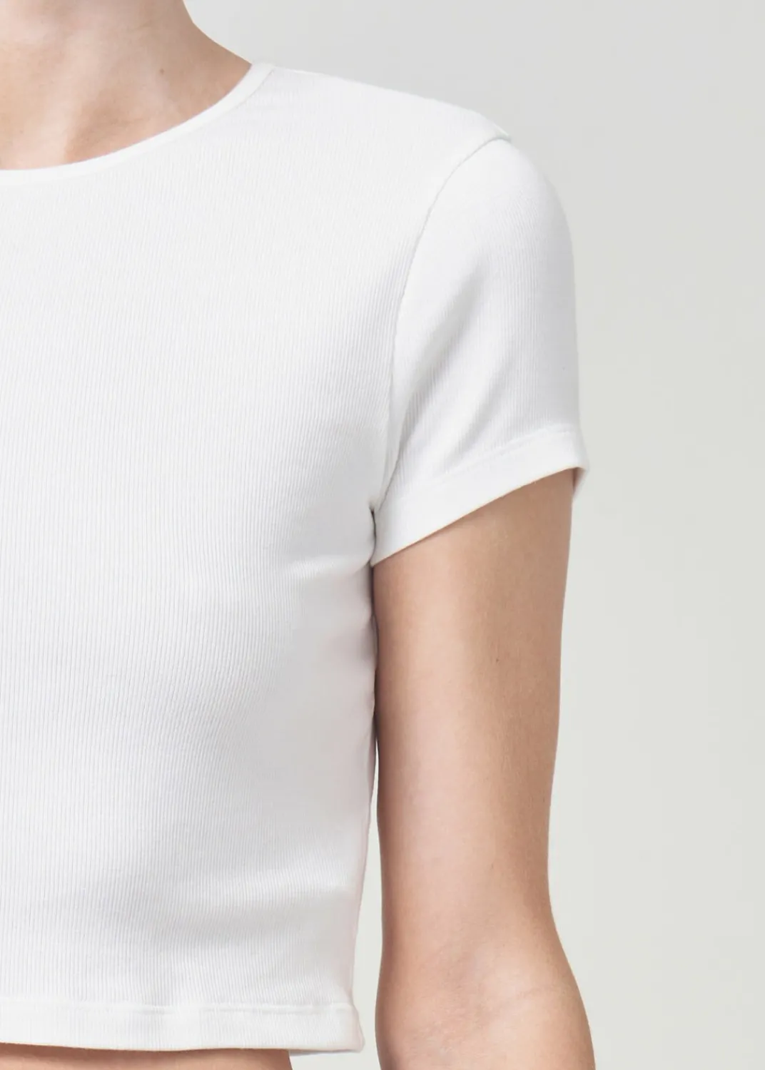 Flash Sale AGOLDE Savannah Tee In White