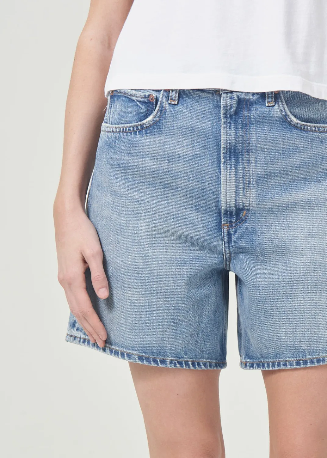 Flash Sale AGOLDE Stella High Rise Short In Mode