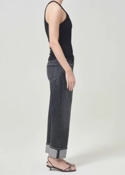 Cheap AGOLDE Zane Tank In Black