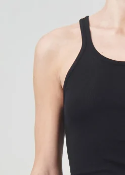 Cheap AGOLDE Zane Tank In Black
